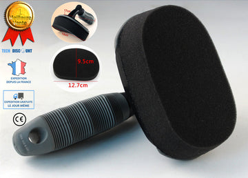 TD® Brosse pneu voiture éponge pour roue nettoyage chiffon moto vélo poignée courte lavage propreté véhicule solide pratique auto